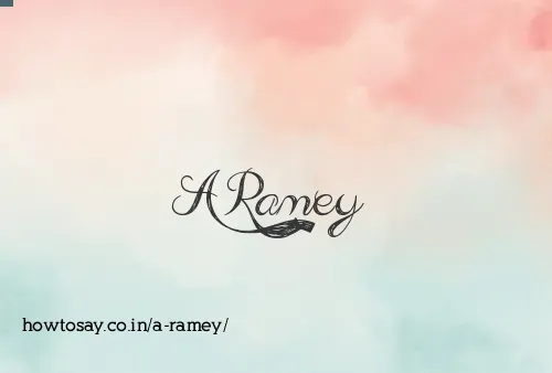 A Ramey