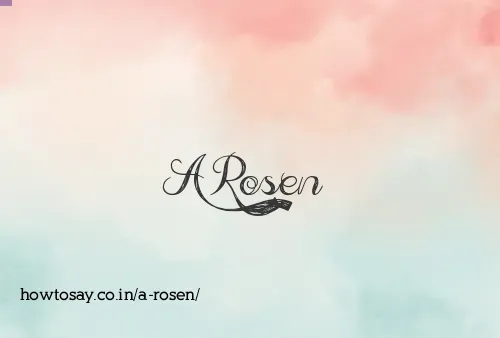 A Rosen