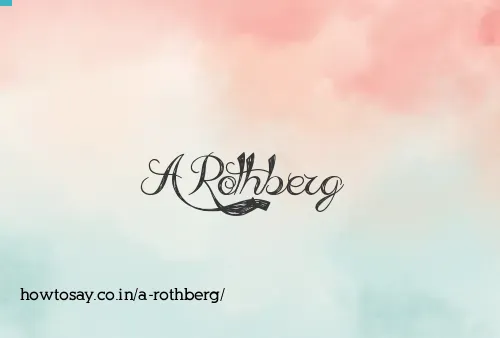 A Rothberg