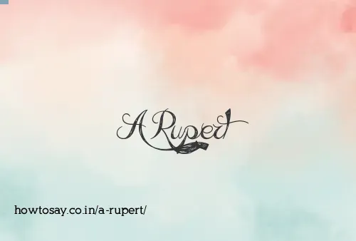 A Rupert