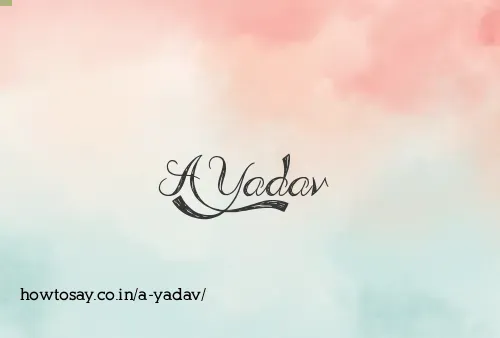 A Yadav