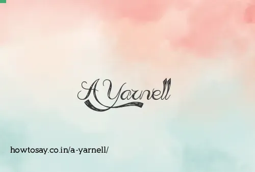 A Yarnell