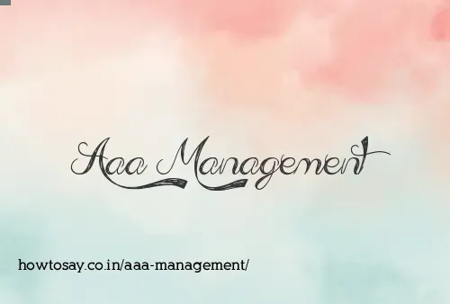 Aaa Management