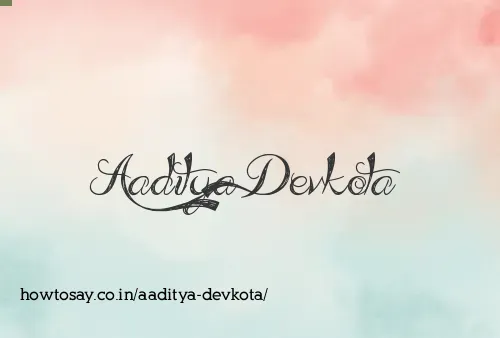Aaditya Devkota