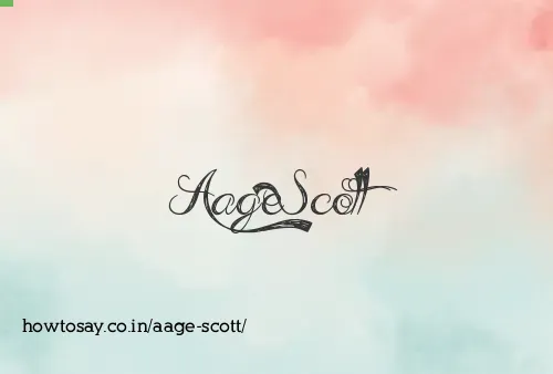 Aage Scott