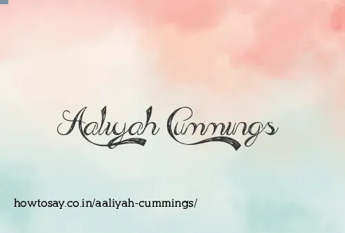 Aaliyah Cummings