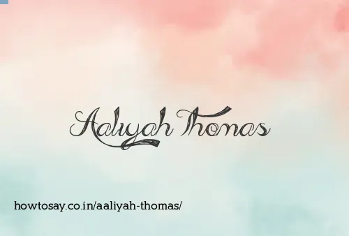 Aaliyah Thomas