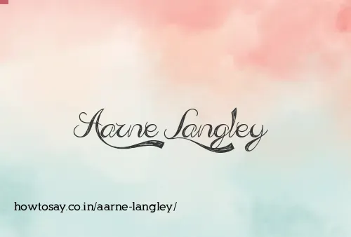 Aarne Langley