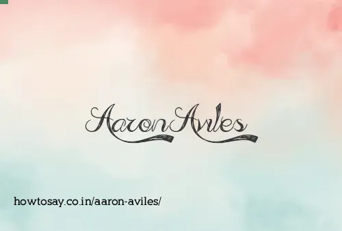 Aaron Aviles