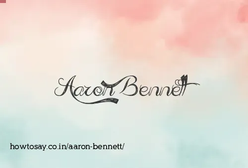 Aaron Bennett