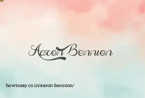 Aaron Bennion