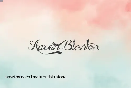 Aaron Blanton