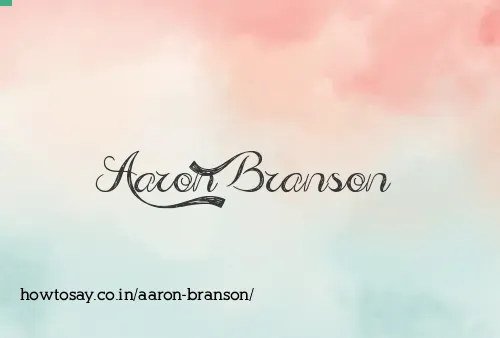 Aaron Branson