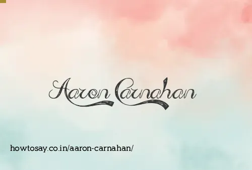Aaron Carnahan