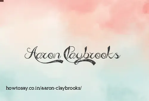 Aaron Claybrooks