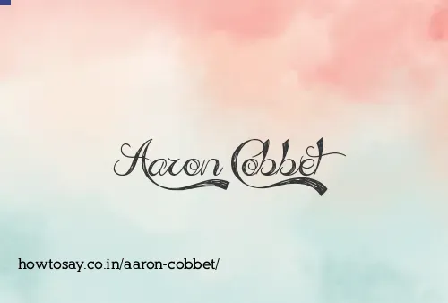 Aaron Cobbet