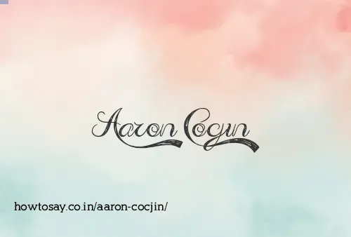 Aaron Cocjin