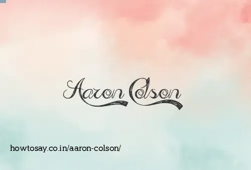 Aaron Colson