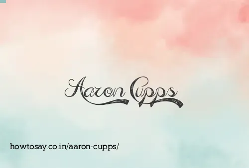 Aaron Cupps