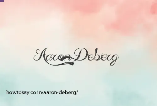 Aaron Deberg