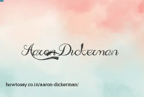 Aaron Dickerman