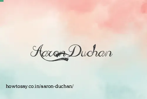 Aaron Duchan