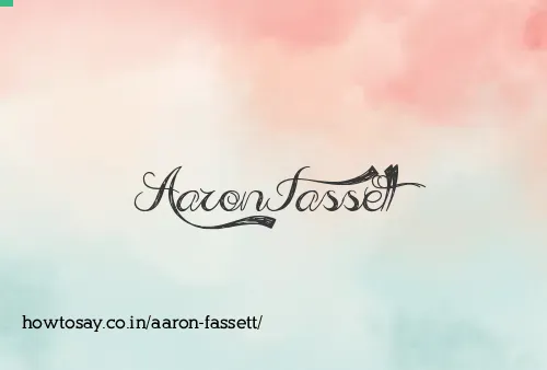 Aaron Fassett