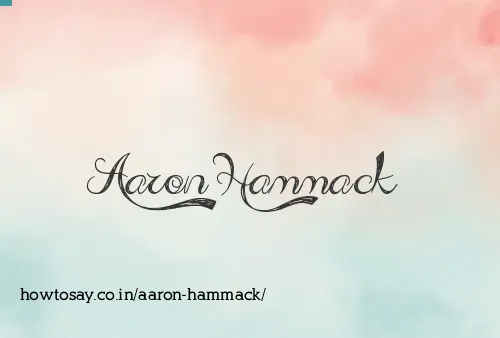 Aaron Hammack