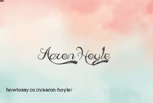 Aaron Hoyle