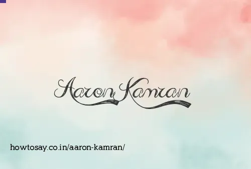 Aaron Kamran