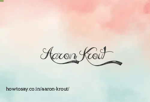 Aaron Krout