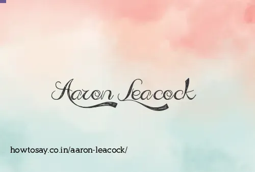 Aaron Leacock