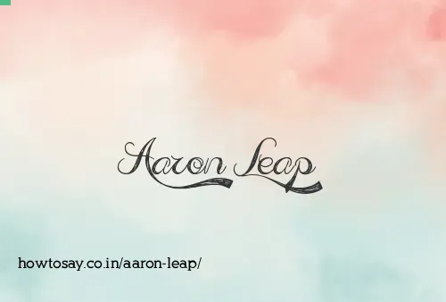 Aaron Leap