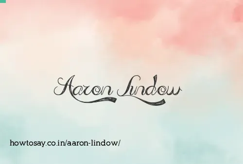 Aaron Lindow