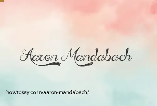 Aaron Mandabach