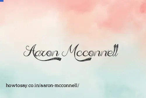 Aaron Mcconnell