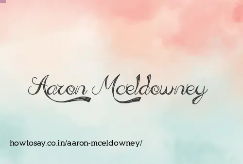 Aaron Mceldowney