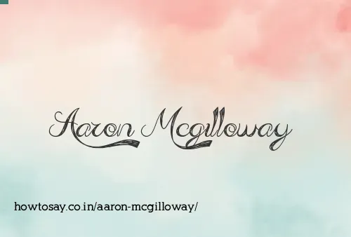 Aaron Mcgilloway