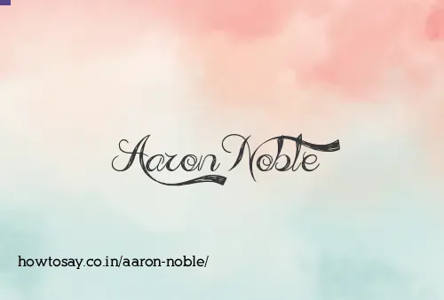 Aaron Noble