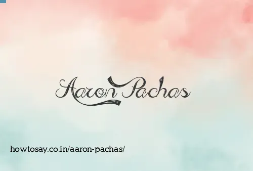 Aaron Pachas