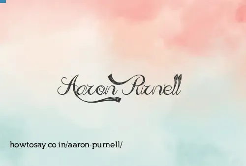 Aaron Purnell