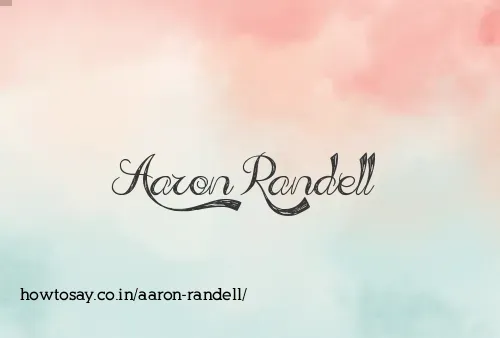 Aaron Randell