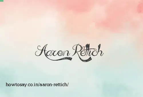Aaron Rettich