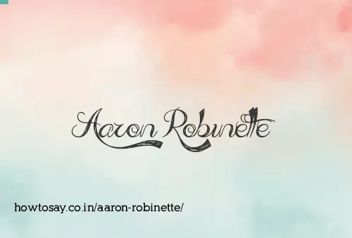 Aaron Robinette