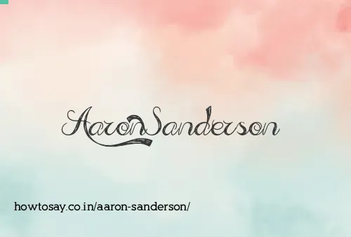 Aaron Sanderson