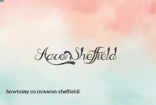 Aaron Sheffield