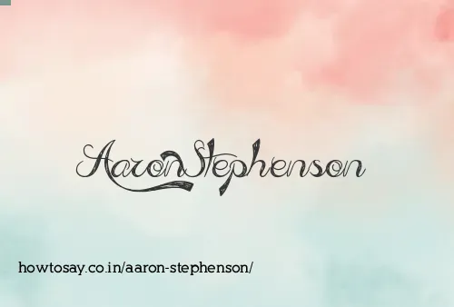 Aaron Stephenson
