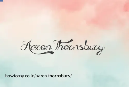 Aaron Thornsbury