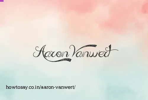 Aaron Vanwert