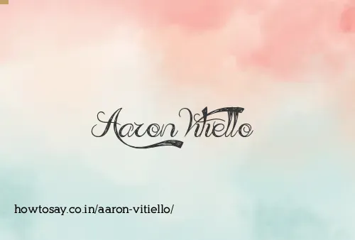 Aaron Vitiello